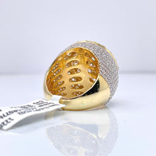 Load image into Gallery viewer, 8.27 CT. Lab Grown Men’s Diamond Round Shape Ring In 10 KT Yellow Gold