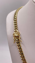 Load image into Gallery viewer, 5.2mm Solid Miami Cuban Link Chain In 10 KT Yellow Gold