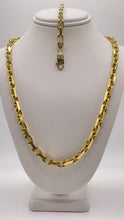 Load image into Gallery viewer, 5.1mm Hermes Link Chain &amp; Bracelet In 10 KT Yellow Gold