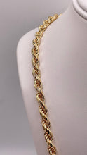 Load image into Gallery viewer, 5.0mm Rope Chain In 14 KT Yellow Gold