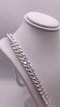 Load image into Gallery viewer, 8mm Solid Miami Cuban Link Chain/Bracelet In Silver