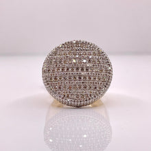 Load image into Gallery viewer, 2.42 CT. Natural Diamond Round Shape Men’s Ring In 10 KT Yellow Gold