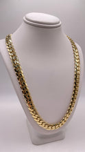 Load image into Gallery viewer, 9mm Solid Miami Cuban Link Chain/Bracelet In 10 KT Yellow Gold