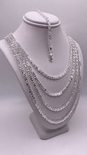 Load image into Gallery viewer, 2mm Byzantine Link Chain/Bracelet In Silver