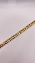 Load image into Gallery viewer, 7.7mm Solid Men’s Cuban Bracelet In 10 KT Yellow Gold