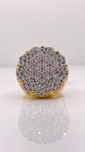 Load image into Gallery viewer, 2.87 CT. Lab Grown Diamond Mens Ring In 10 KT Yellow Gold