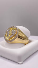 Load image into Gallery viewer, 0.37 CT. Natural Diamond Broken Heart Ring In 10 KT Yellow Gold