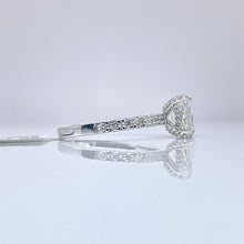 Load image into Gallery viewer, 1.95 CT. Lab Grown Princess Cut Diamond Engagement Ring In 14 KT White Gold