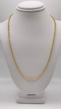 Load image into Gallery viewer, Moon Cut Ball Necklace In 10 KT Yellow Gold