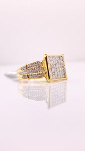 0.61 CT. Natural Diamond Women’s Ring In 10 KT Yellow Gold