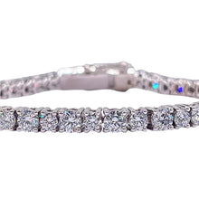 Load image into Gallery viewer, 8.88 CT. Lab Grown Diamond Bracelet In 14 KT White Gold