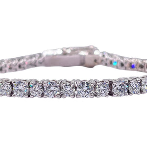 8.88 CT. Lab Grown Diamond Bracelet In 14 KT White Gold