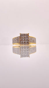 0.48 CT. Natural Diamond Women’s Ring In 10 KT Yellow Gold