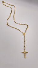 Load image into Gallery viewer, Rosary Necklace In 10 KT Yellow Gold