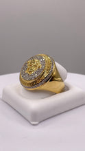 Load image into Gallery viewer, 0.63 CT. Natural Diamond Versace Ring In 10 KT Yellow Gold