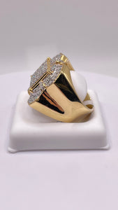 1.51 CT. Natural Diamond Men’s Ring In 10 KT Yellow Gold