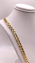 Load image into Gallery viewer, 6.4mm Solid Curb Link Chain In 10 KT Yellow Gold