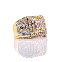 Load image into Gallery viewer, 1.84 CT. Natural Diamond Men’s Ring In 10 KT Yellow Gold