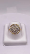 Load image into Gallery viewer, 0.98 CT. Natural Diamond Round Shape Women’s Ring In 10 KT Yellow Gold