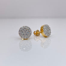 Load image into Gallery viewer, 0.48 CT. Lab Grown Diamond Round Shape Stud Earrings In 10 KT Yellow Gold