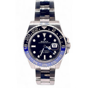 40mm GMT Master II Batman Rolex Men’s Watch With Black Dial
