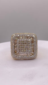 2.66 CT. Natural Diamond Men’s Ring In 10 KT Yellow Gold