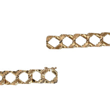Load image into Gallery viewer, 12.8mm Diamond Cut Chain In 10 KT Yellow Gold
