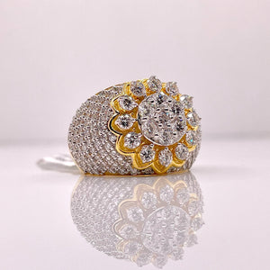 3.20 CT. Lab Grown Diamond Men’s Ring In 10 KT Yellow Gold