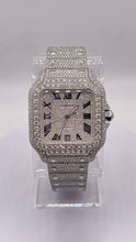 Load image into Gallery viewer, Cartier Santos Large With VVS-VS Natural Diamonds