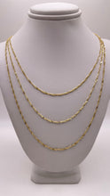 Load image into Gallery viewer, Diamond-Cut Singapore Chain In 10 KT Yellow Gold