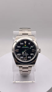 40mm Air-King Rolex Black Navigational Dial