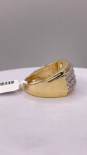 Load image into Gallery viewer, 1.28 CT. Natural Diamond Men’s Ring In 10 KT Yellow Gold