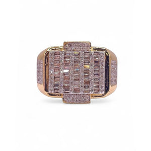 1.04 CT. Natural Diamond Men’s Ring In 14 KT Yellow Gold
