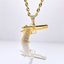 Load image into Gallery viewer, 0.16 CT. Natural Diamond Pendant In 10 KT Yellow Gold