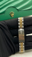 Load image into Gallery viewer, 26mm Two-Tone Women’s Rolex Oyster Perpetual Watch With A Diamond Dial