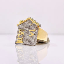 Load image into Gallery viewer, 1.22 CT. Natural Diamond Trap House Ring In 10 KT Yellow Gold