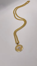 Load image into Gallery viewer, Angel Pendent &amp; Cuban Chain Combo In 10 KT Yellow Gold