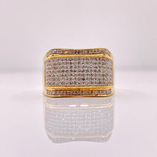Load image into Gallery viewer, 0.70 CT. Natural Diamond Men’s Ring In 10 KT Yellow Gold