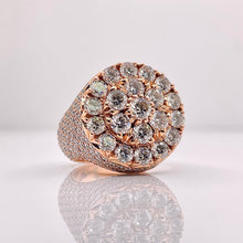 Load image into Gallery viewer, 10.16 CT. VS Natural Diamond Ring In 10 KT Rose Gold