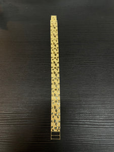 14mm Nugget Bracelet In 10 KT Yellow Gold
