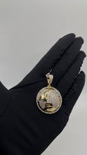 Load image into Gallery viewer, 1.28 CT. Natural Diamond Globe Pendant In 10 KT Yellow Gold