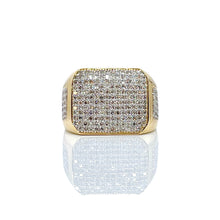 Load image into Gallery viewer, 1.08 CT. T.D.W Natural Diamond Men’s Ring In 10 KT Yellow Gold