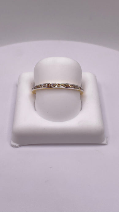 0.25 CT. Natural Diamond Women’s Band In 10 KT Yellow Gold