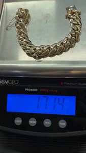 10 KT Gold Solid Miami Cuban Bracelet