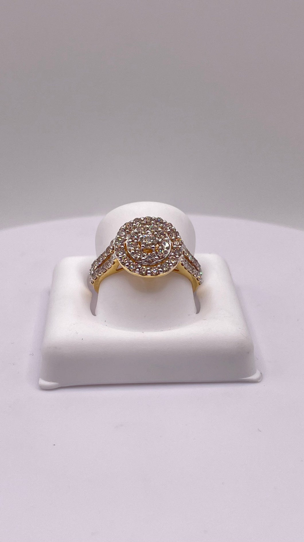 1.03 CT. Natural Diamond Women’s Ring In 10 KT Yellow Gold