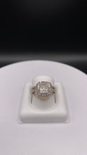 Load image into Gallery viewer, 0.64 CT. Quad Princess-Cut Natural Diamond Bridal Ring In 10K Yellow Gold