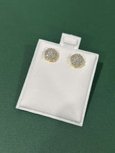 Load image into Gallery viewer, Gold &amp; Diamond Earrings