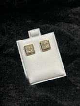 Load image into Gallery viewer, Gold &amp; Diamond Earrings