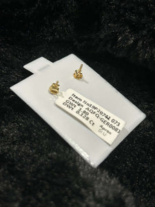 Gold & Diamond Earrings