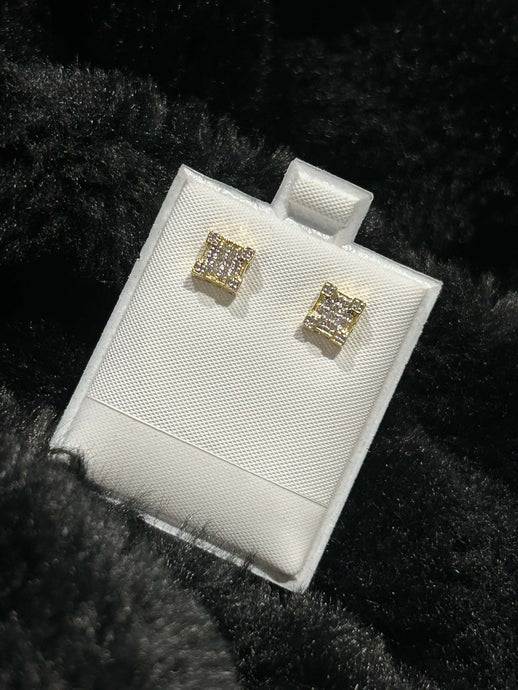 Gold & Diamond Earrings